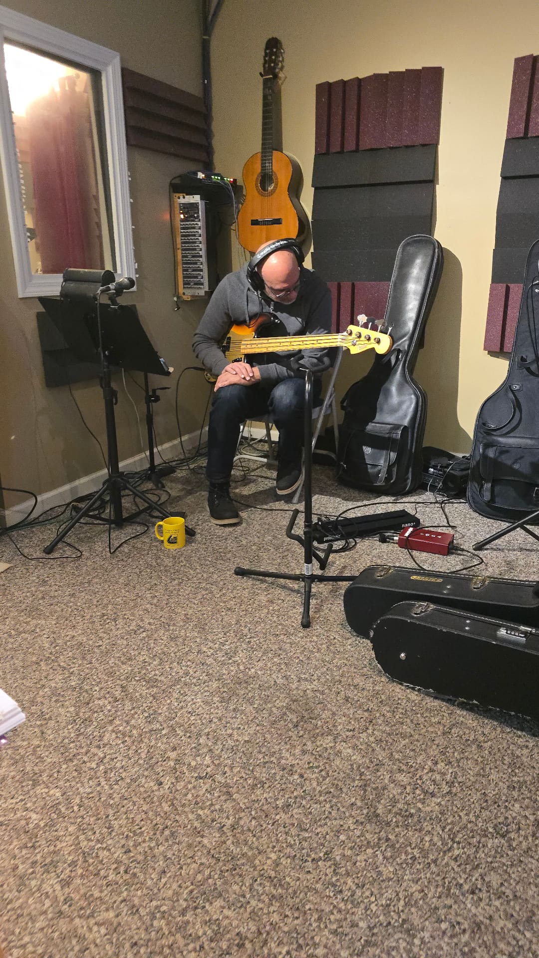 Tim on bass
